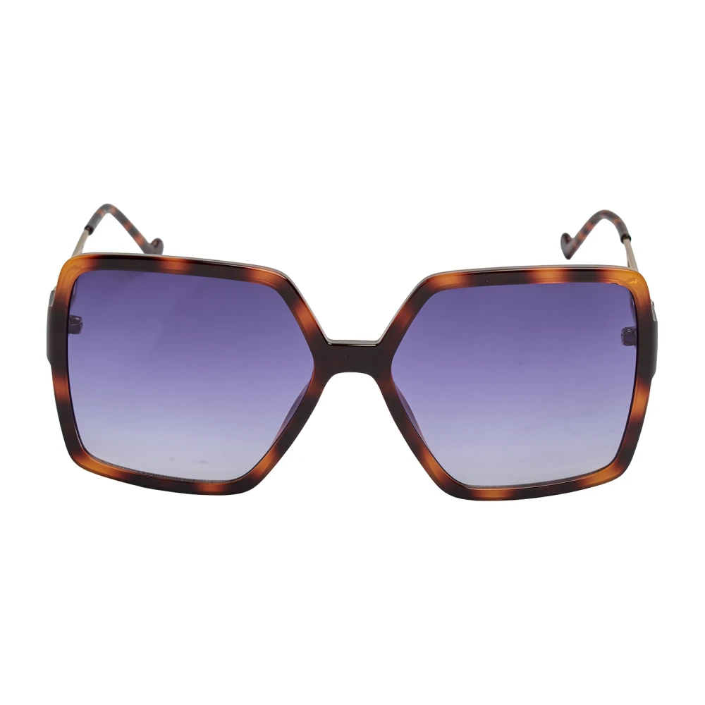 Liu Jo Damen Braun - Oversize Geometrische Sonnenbrille - Accessories - One Size