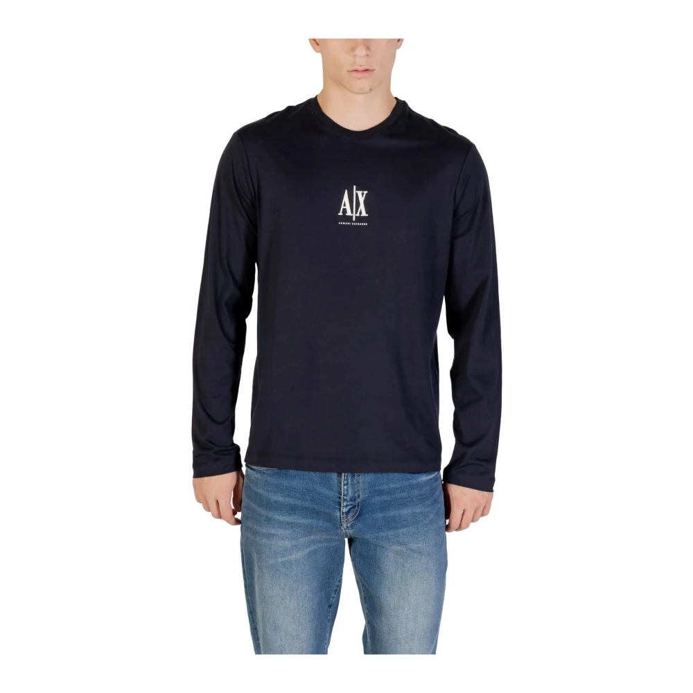Armani Exchange , Herren, Oberteile, Blau, M - Bild 7