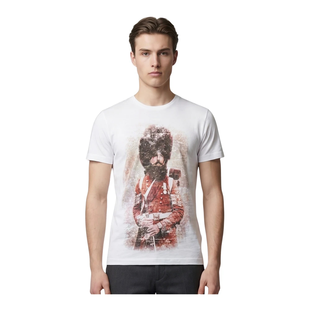 Trussardi Action Herren Weiß T-Shirt Männer Mittel - Bild 4