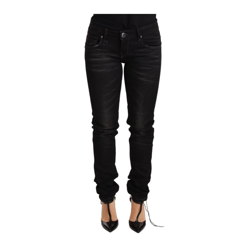 Acht - Low Waist Skinny Denim - Jeans -Damen -Schwarzk -W26