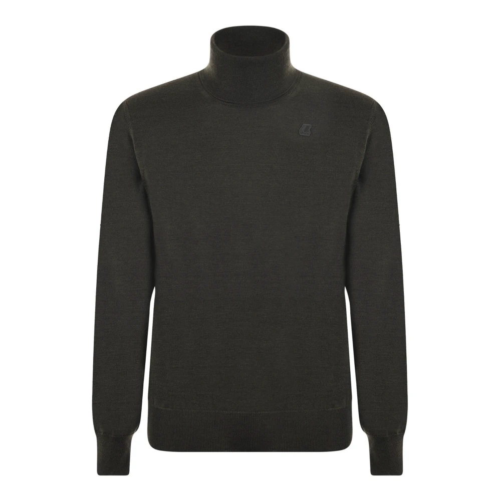K-Way Herren Grün - Rollkragenpullover Für Männer - Knitwear - 2XL