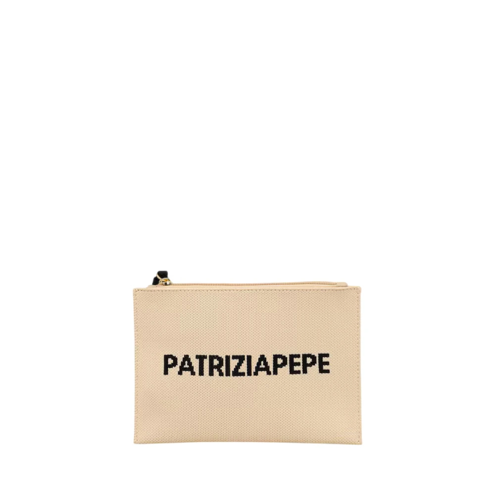 Patrizia Pepe Damen Beige - Pochette Tricot Piccola - Bags - One Size