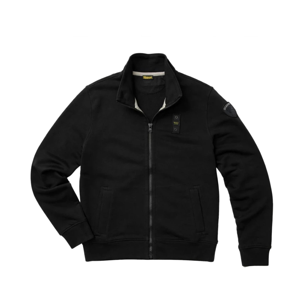 Blauer Herren Schwarz - City New Zip Sweatshirt - Sweatshirts & Hoodies - K - L