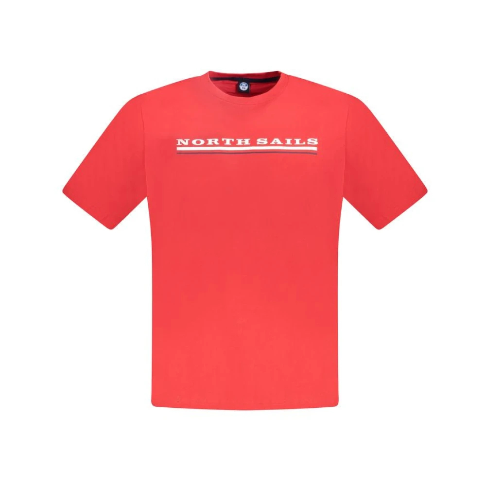 North Sails Herren Rot - Kurzärmeliges T-Shirt - Tops - L