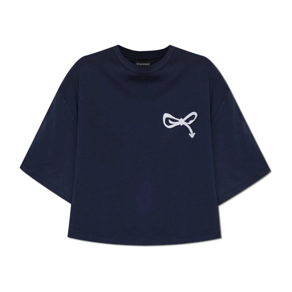 Emporio Armani Damen Blau - Oversized T-Shirt - Tops - M