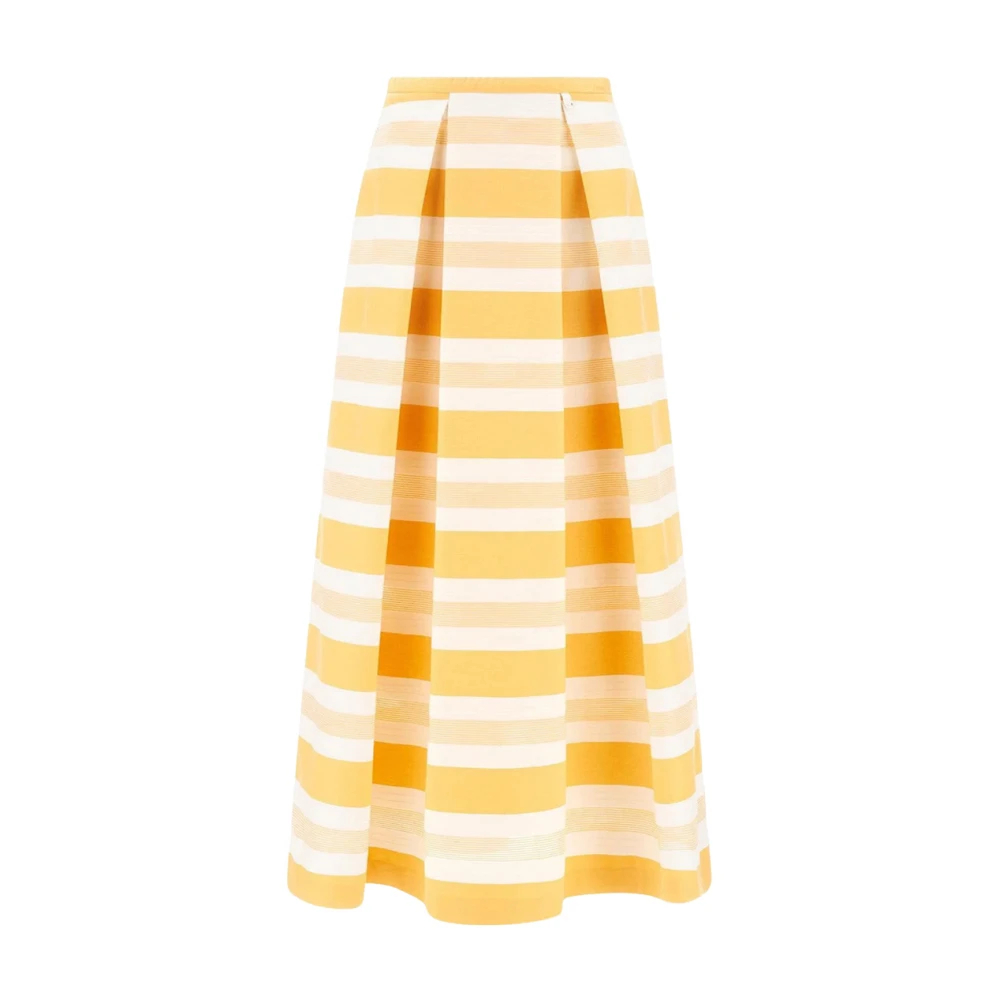 Herno Damen Multicolor - Gestreifter Midirock - Skirts - Mehrfarbig -M