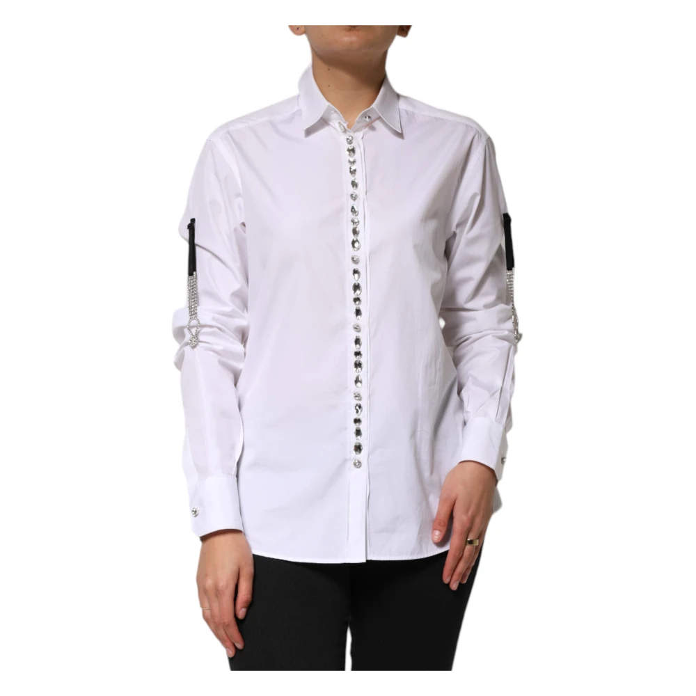 Dolce & Gabbana Damen Weiß - Shirt Top - Blouses & Shirts - Xs