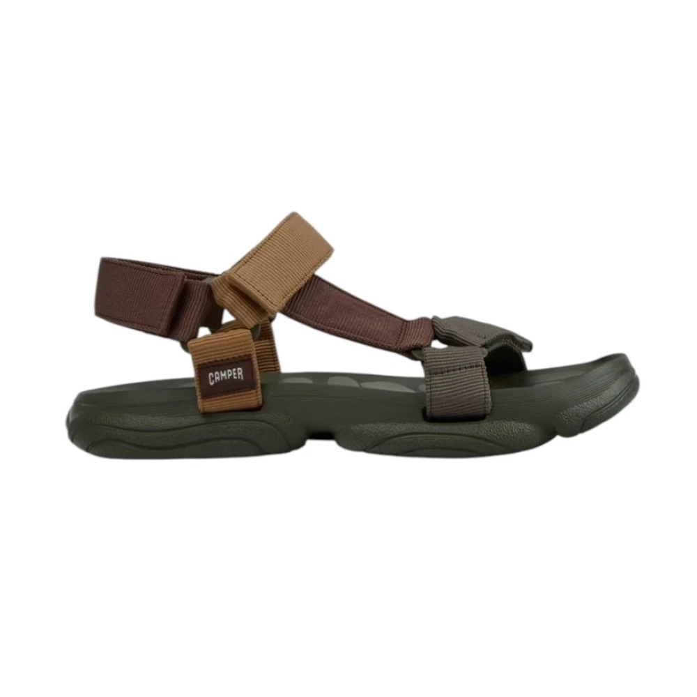 CAMPER Karst Sandal - Casual for Men - Brown,Green, size 43, Cotton fabric - Bild 3