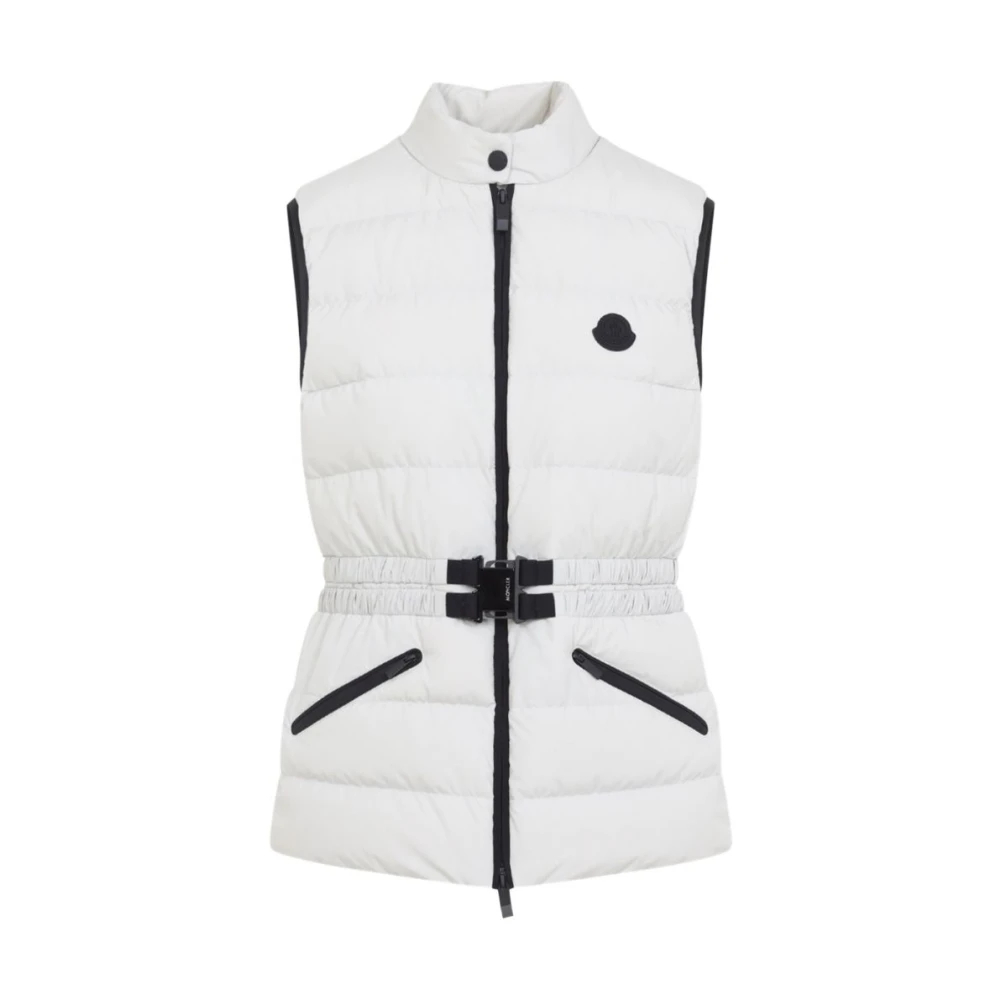 Moncler - Romantisme Weste - Jackets - Damen - Weiß - S