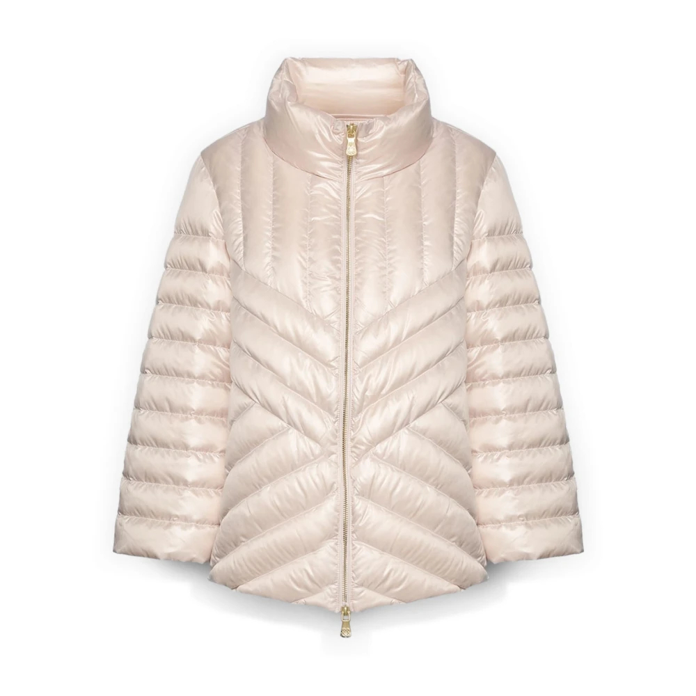 Elena Mirò Damen Beige - Leichte Gesteppte Daunenjacke - Jackets - M