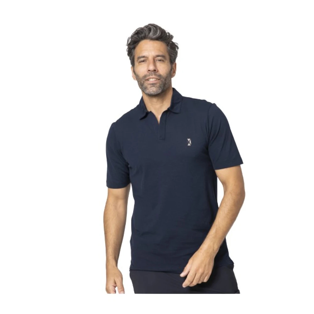 Gran Sasso Herren Blau - Polo Shirt - Tops - 3XL