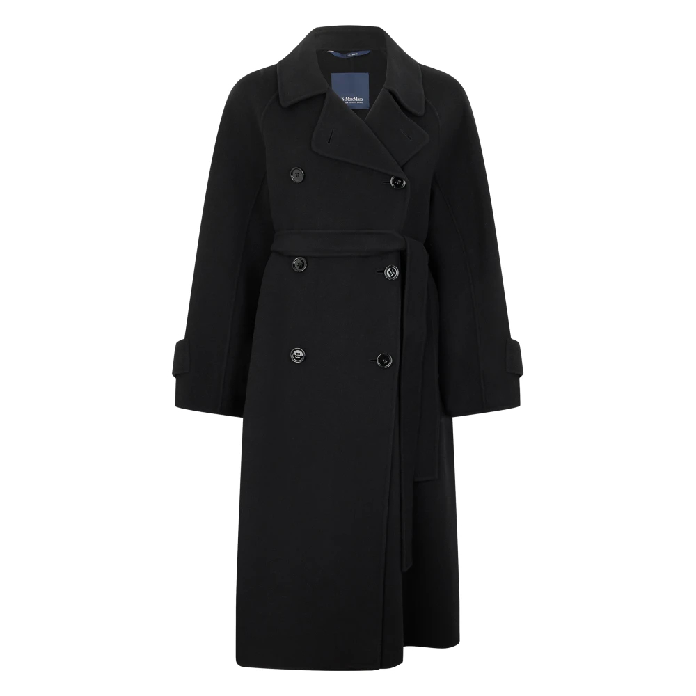 Max Mara - Samanta Mantel - Coats - Damen - Schwarzk - S