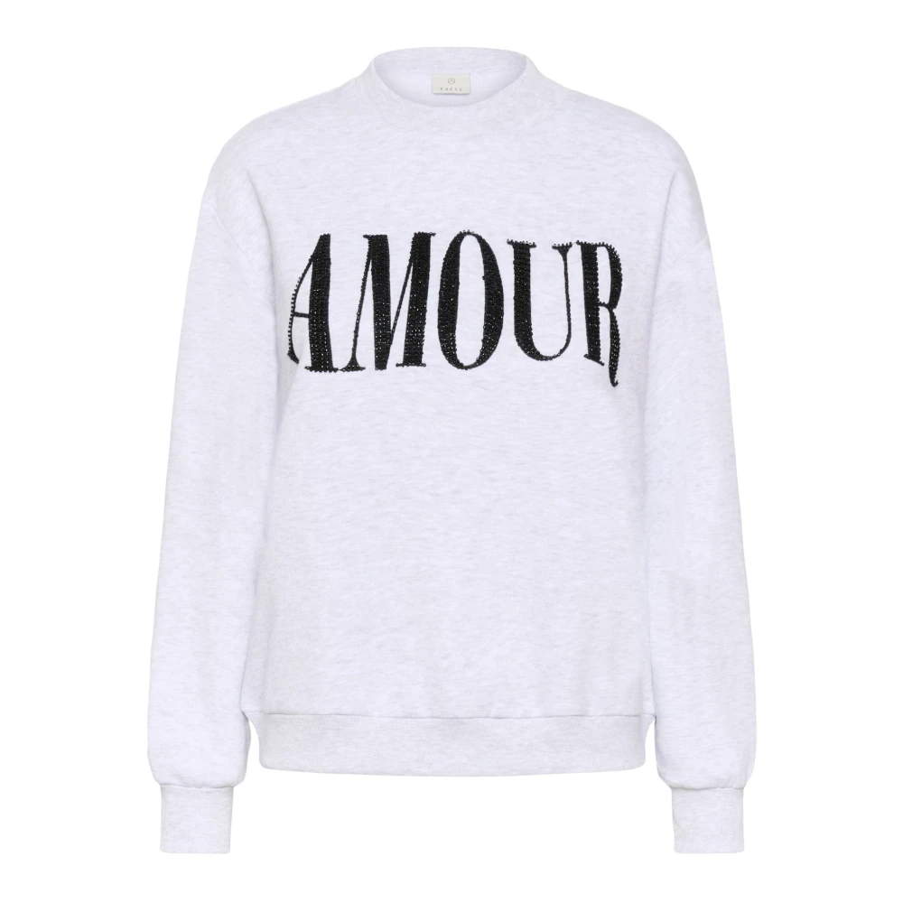 Kaffe Damen Gris Sweatshirt Melody - Bild 4