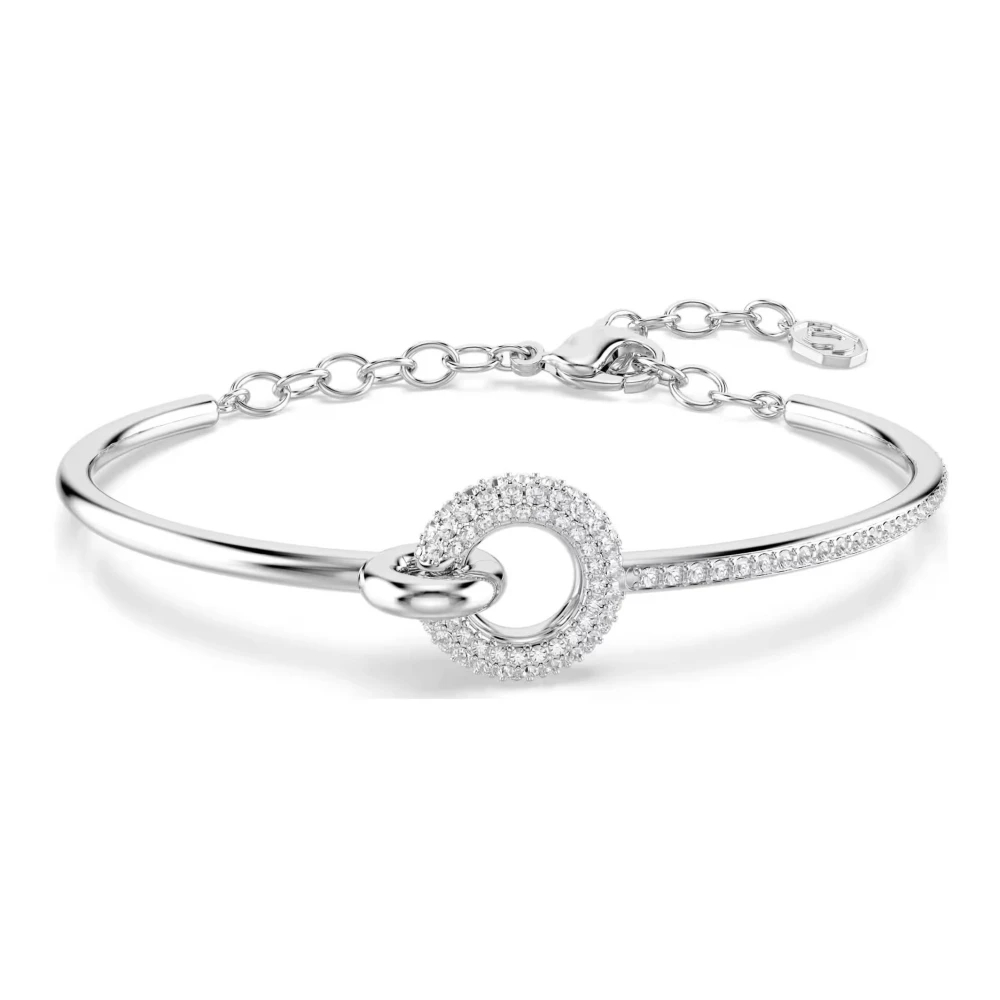 Swarovski Dextera Armreif, Rundschliff, Rhodiniert Weiß - Bild 6