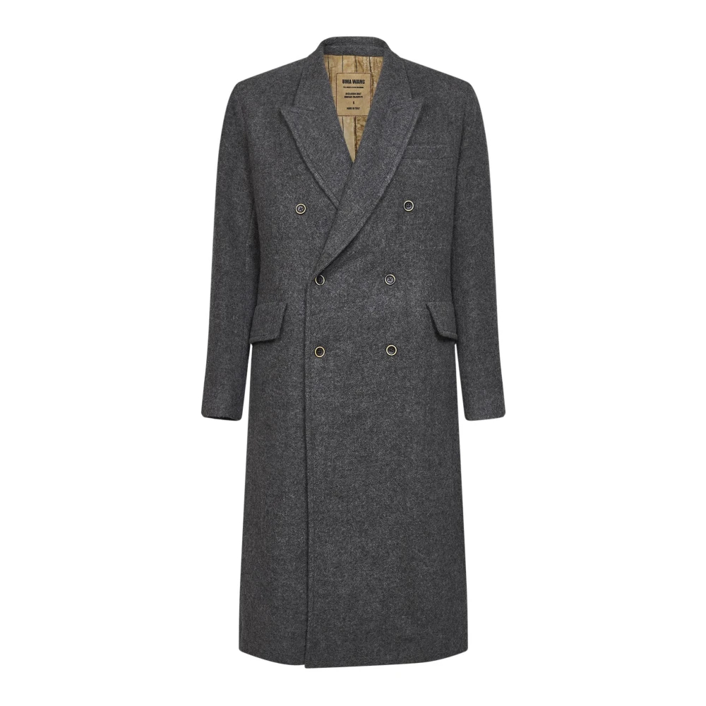 UMA WANG | Grey virgin wool Riccardo double-breasted coat | male | M - Bild 3