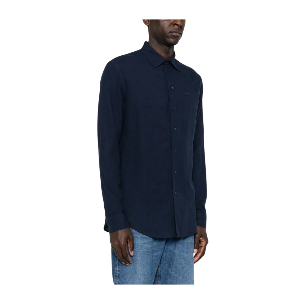 Emporio Armani Herren Blau - Casual Shirts - Shirts - S