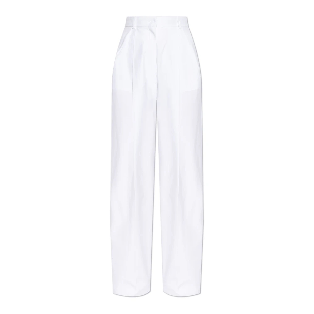 Sportmax , Damen, Hosen, Weiß, M - Bild 3