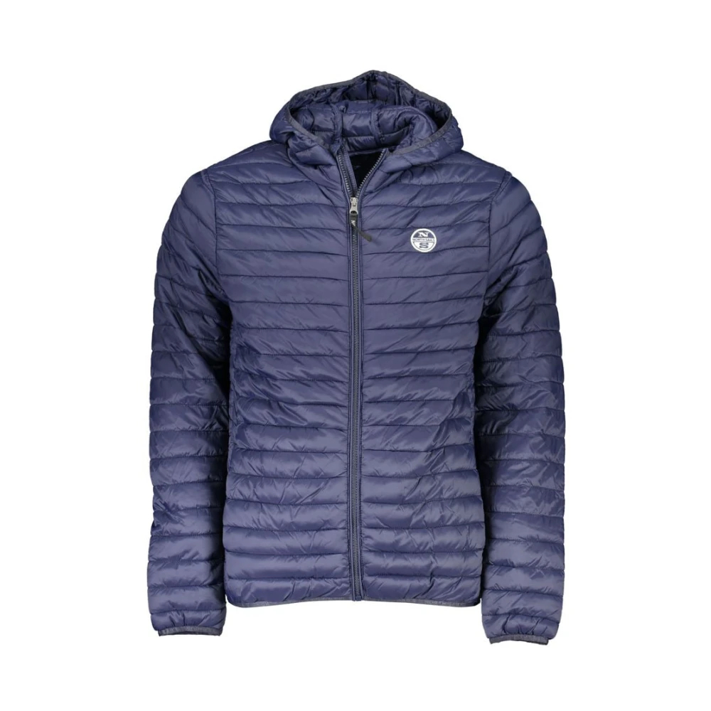 North Sails, Herren, Mäntel, Blue Polyamide Men Jacket, Blau, (L) - Bild 4