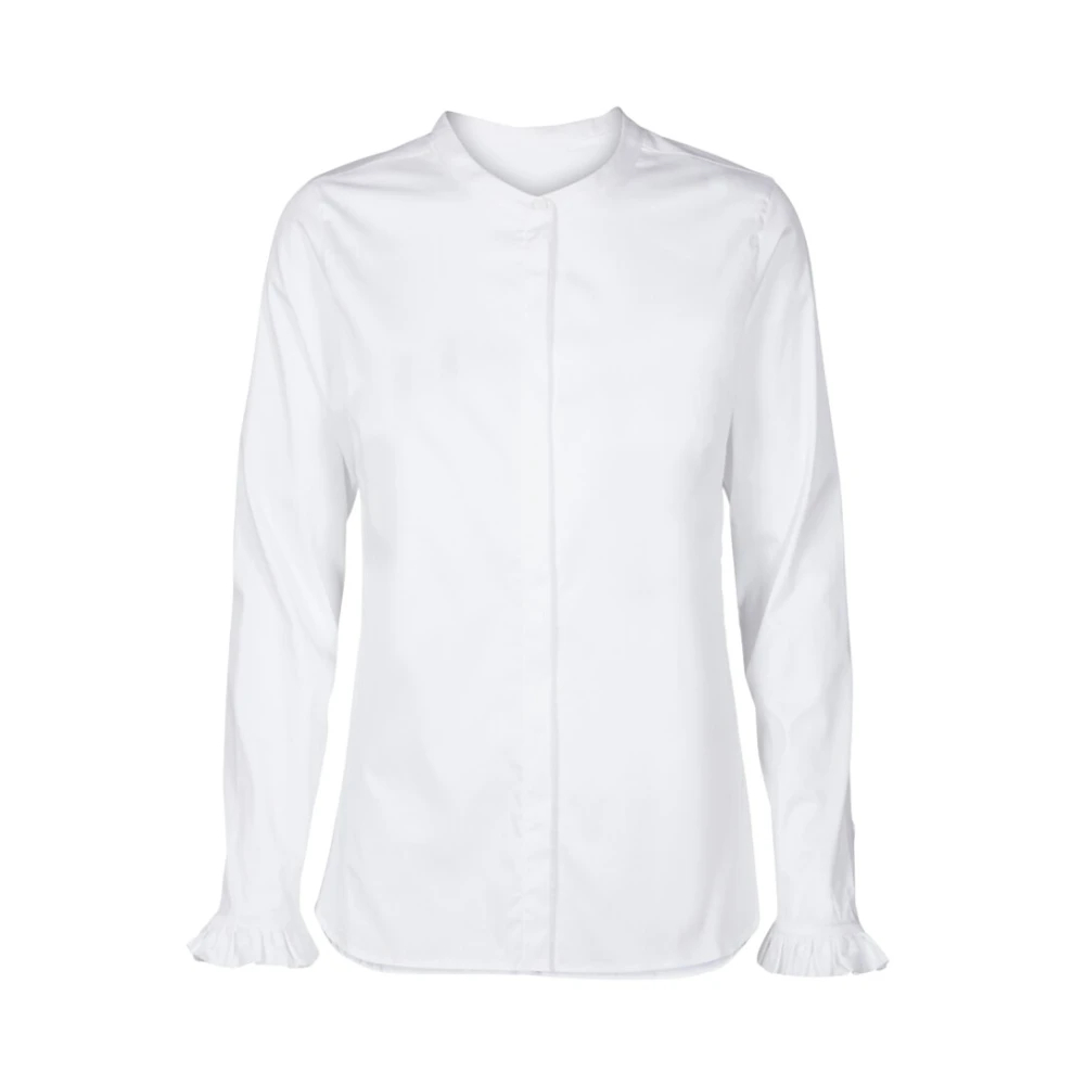 VAN GRAAF Mos Mosh Damen Weiß Bluse Baumwolle Extra Groß - Bild 5