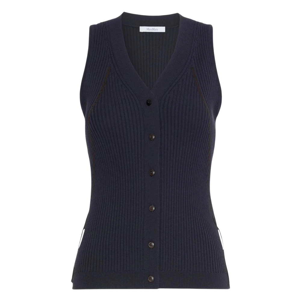 Max Mara , Damen, Strickwaren, Blau, L - Bild 3