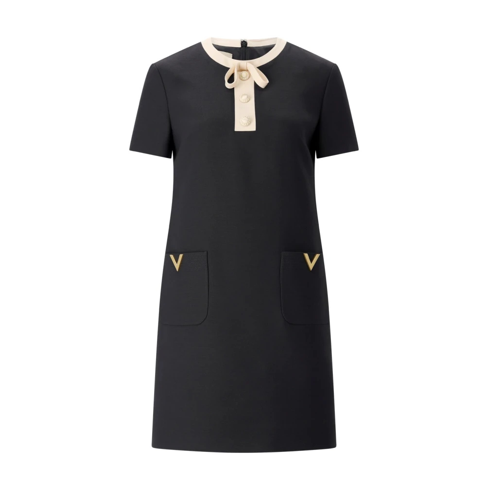 Valentino - Short Kleider - Dresses - Damen - Schwarzk - M