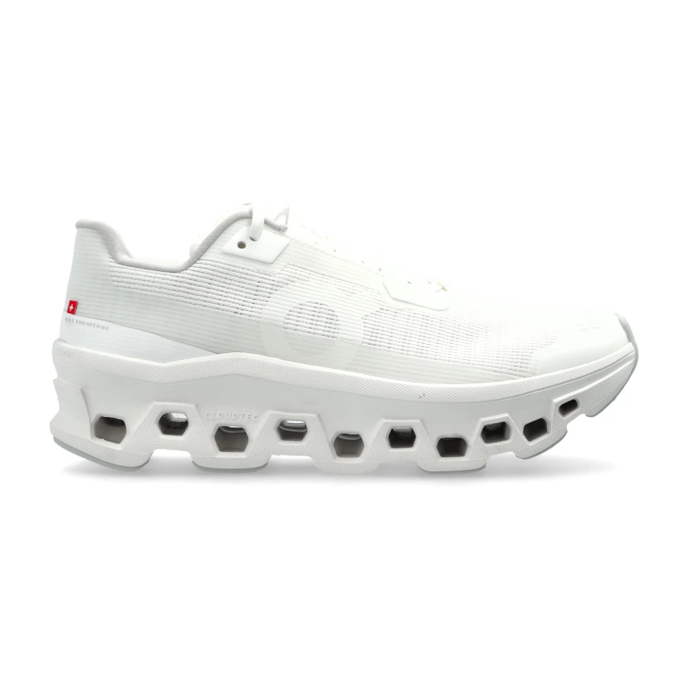 On Running Damen Weiß Cloudmonster Void - Laufschuhe Cloud Schuhe White-White 3Wf10491200 - Bild 3