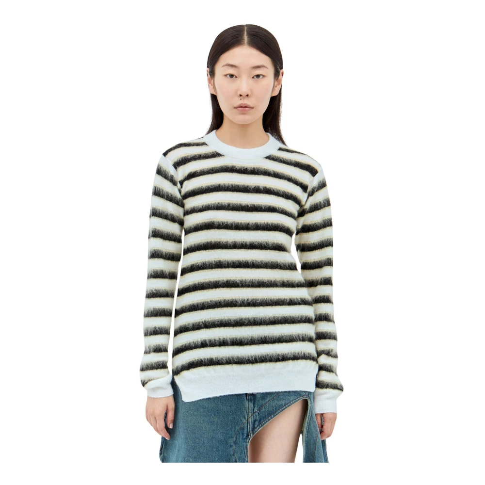 Marni Damen Multicolor - Gestreifter Wollpullover - Knitwear - Mehrfarbig -Xs