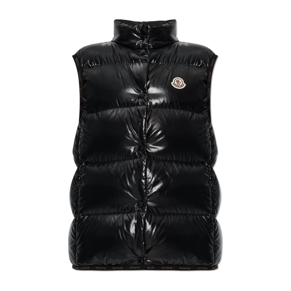 Moncler Damen Schwarz Ärmellose Daunenjacke Badia - Bild 5