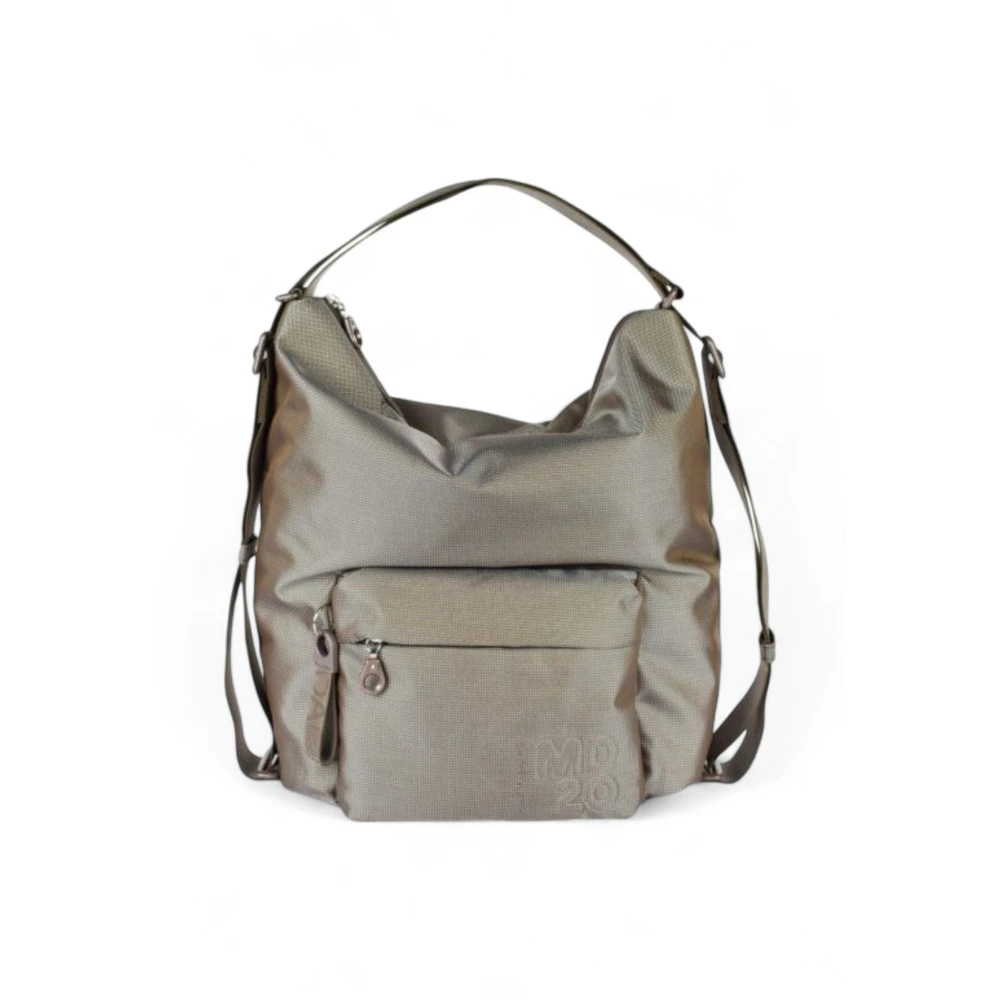 Mandarina Duck Damen Braun - Md20 Hobo Qmt09 Taupe - Rucksack 16.3 L - Bild 5