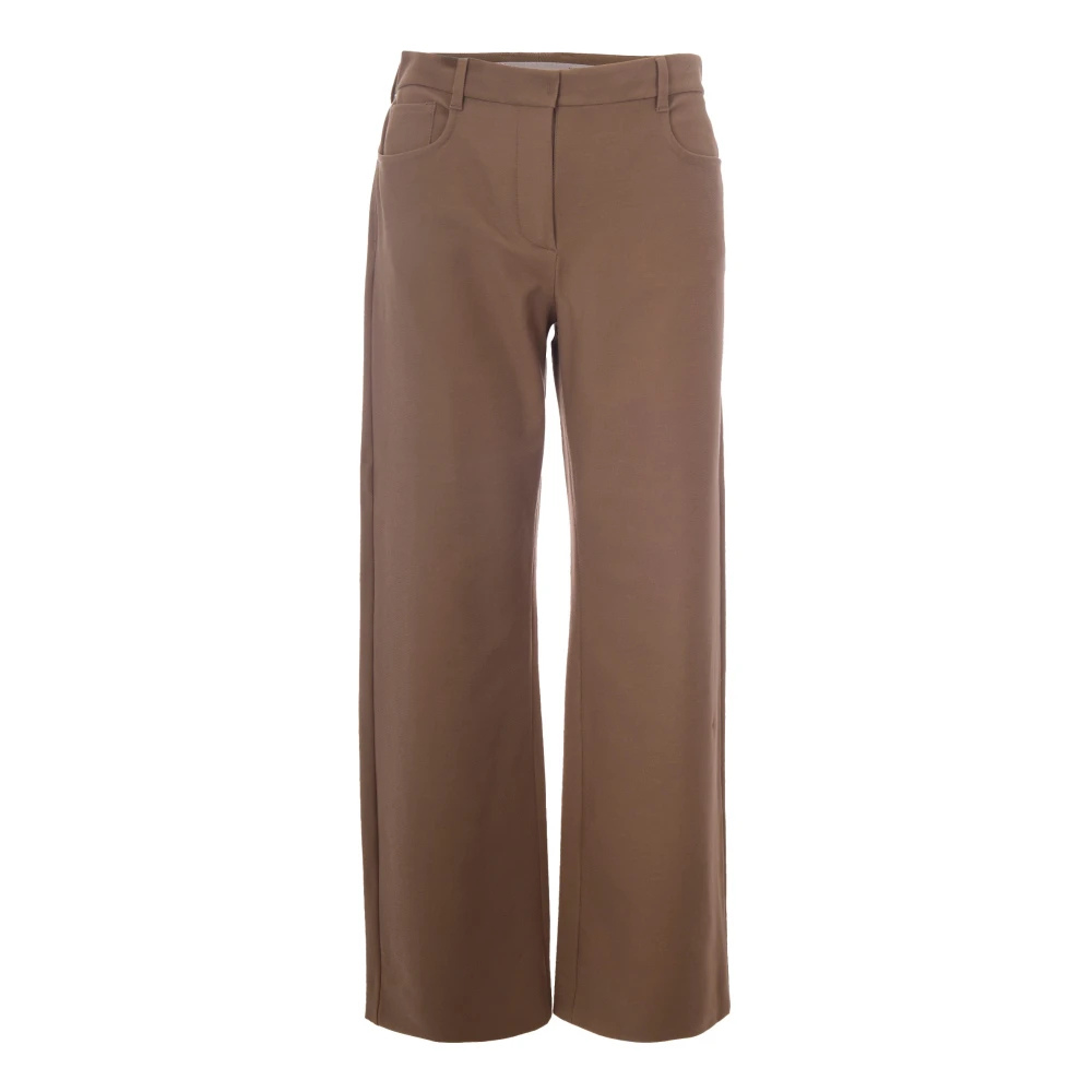 Max Mara Studio Damen Braun - Weite Hosen - Trousers - Xs