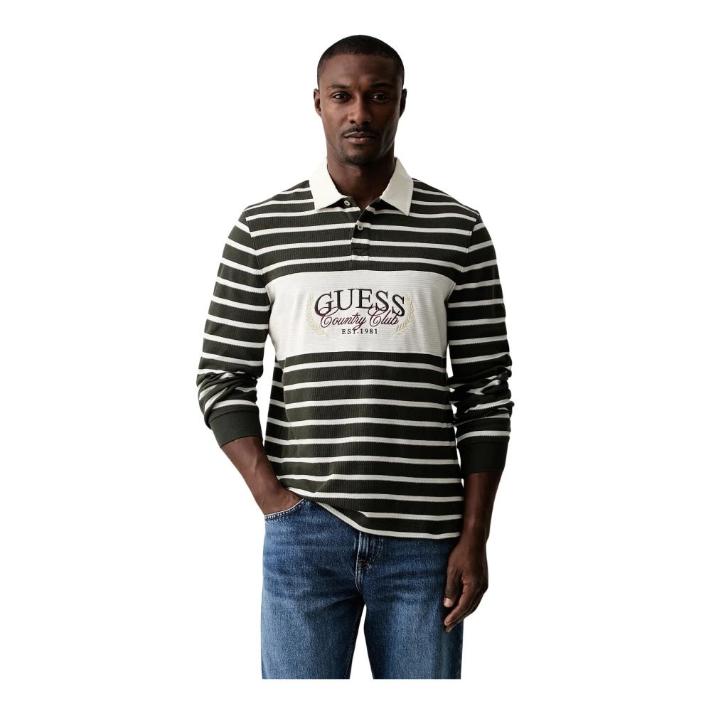 Guess - Herren - Sweatshirt - L - Dunkelgrün - Bild 4