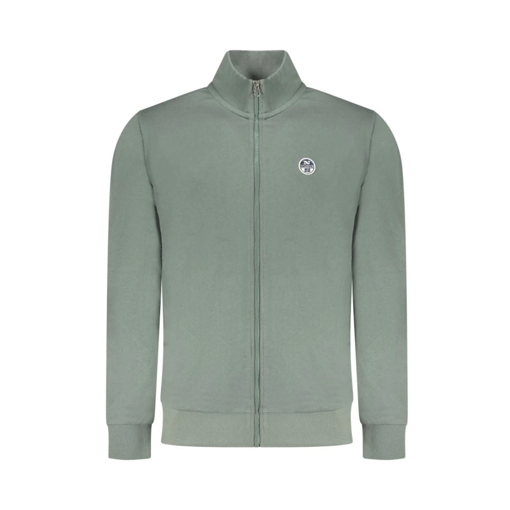 North Sails Verde Baumwoll Herren Sweatshirt Klein - Bild 3