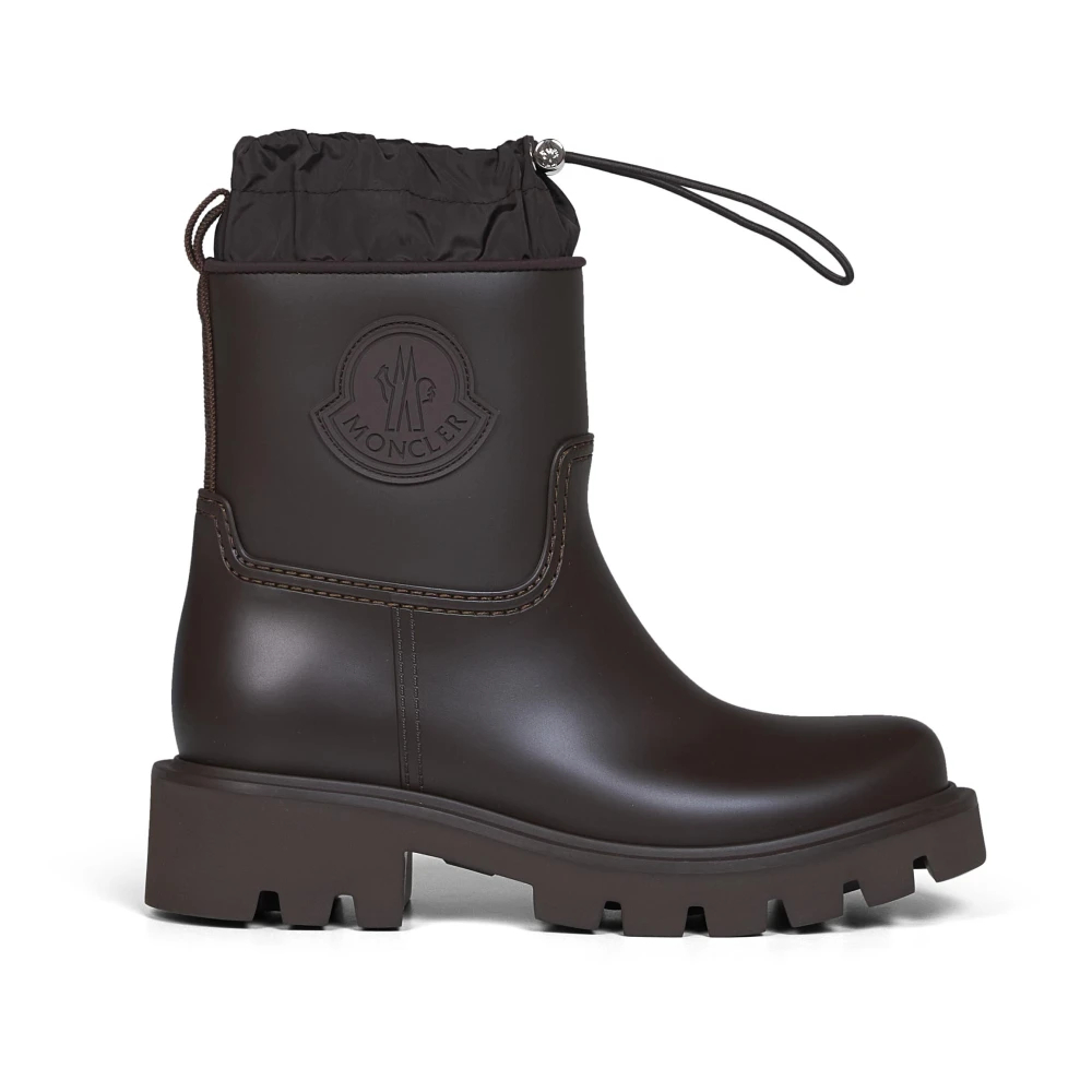 MONCLER | Brown Kickstream rain boots | female | 36 - Bild 4