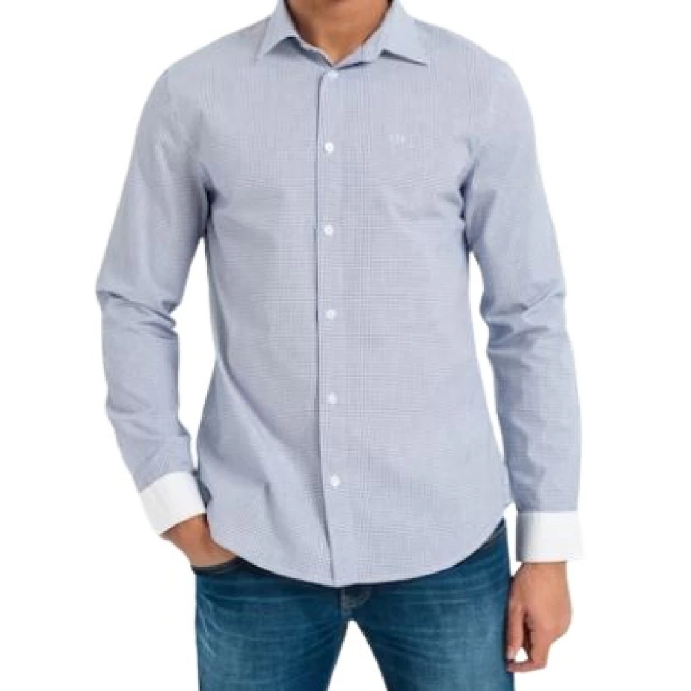 Armani Exchange Herren Blau - Stilvolle Hemden - Shirts - S