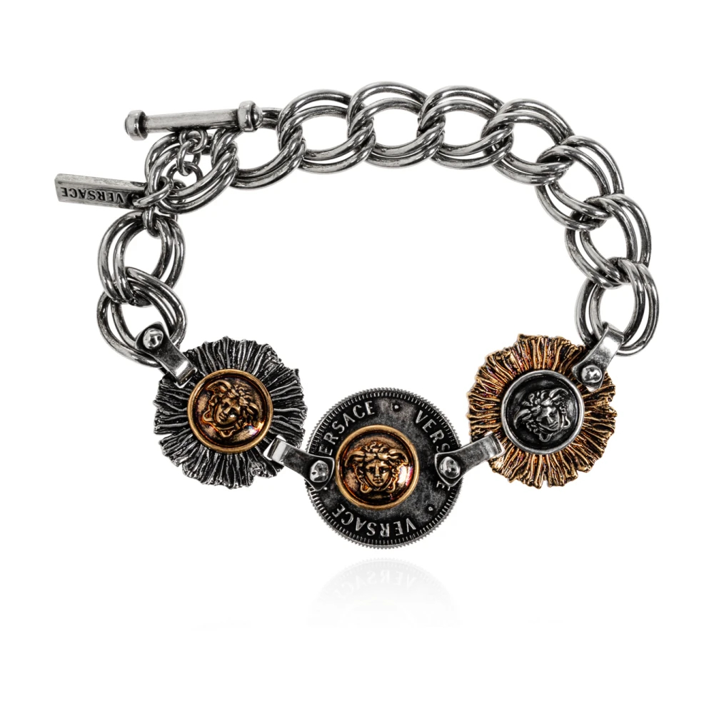 Versace Damen Grau - Coins Bracelet - Accessories - One Size