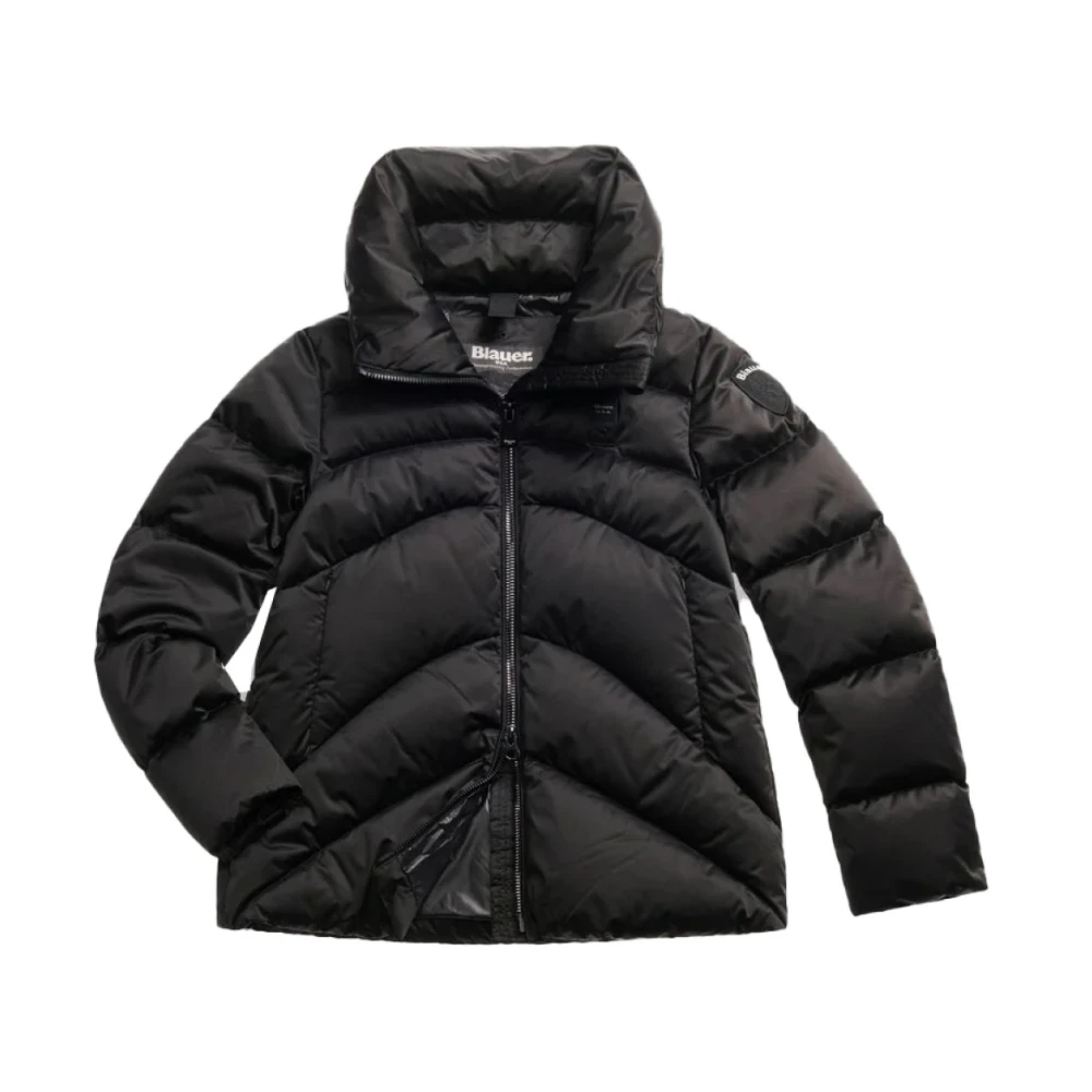 Blauer Damen Schwarz Jacke Maryland Taillierter Fit Mit Daunenfüllung, Gr. M - Bild 3