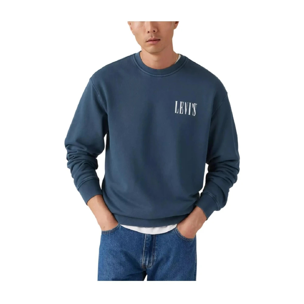 Levi's Herren Blau - Crewneck Sweatshirt - Sweatshirts & Hoodies - M