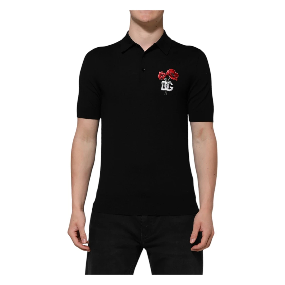 Dolce & Gabbana Herren Schwarz - Polo-Shirt - Tops - K - 3XL