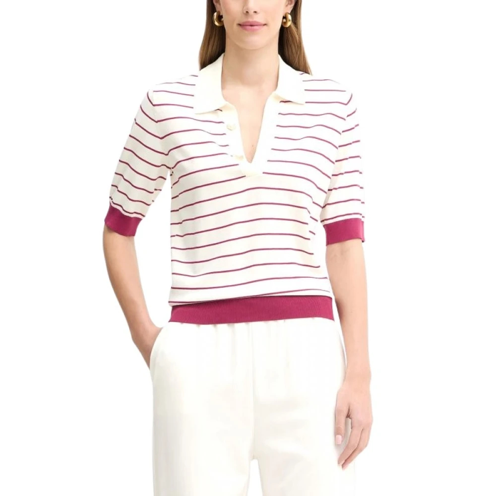 Liu Jo Damen Beige - Gestreiftes Top - Knitwear - M