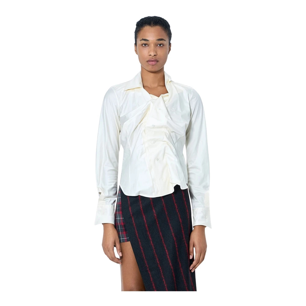 Vivienne Westwood - Drunken Shirt - Blouses & Shirts - Damen - Beige - L