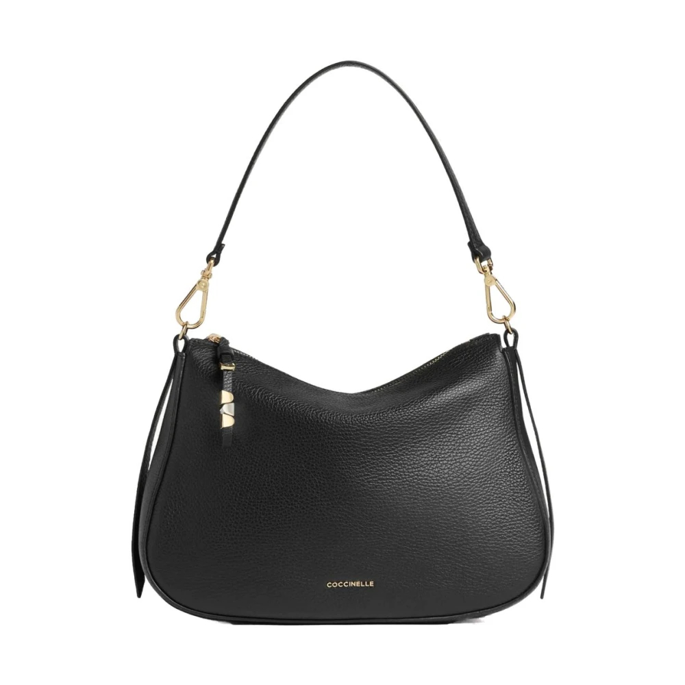 Coccinelle Damen Schwarz Nory Handtasche Aus Genarbtem Leder Einheitsgröße - Bild 14