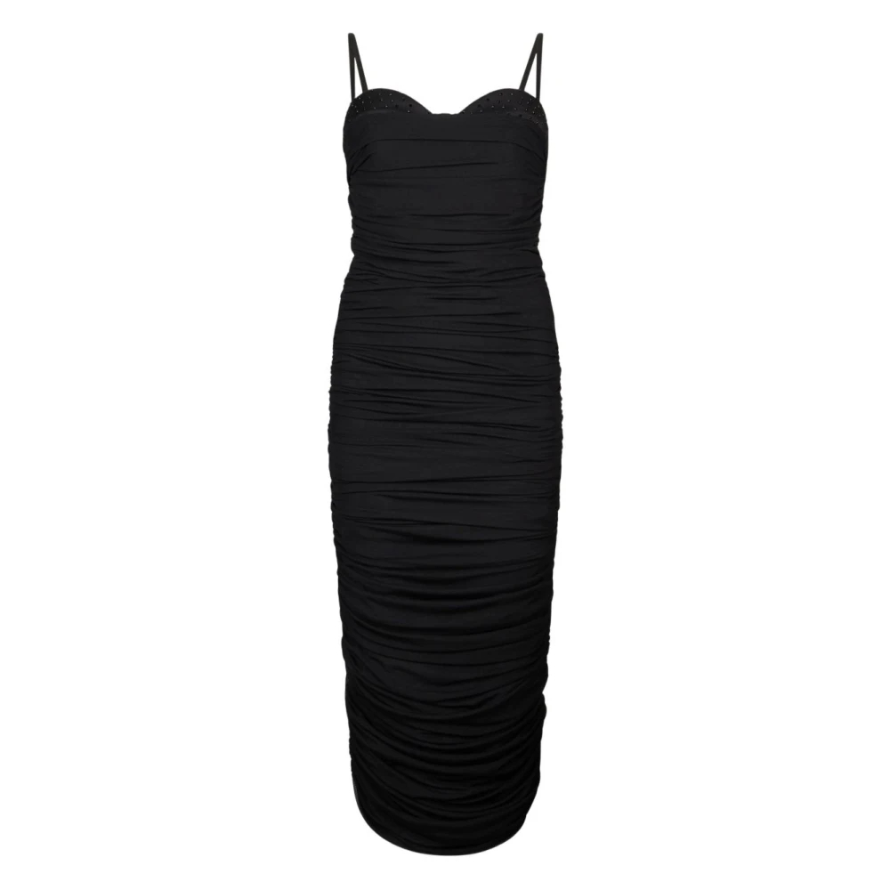 Liu Jo Damen Schwarz - Kurzes Tüllkleid - Dresses - K -S