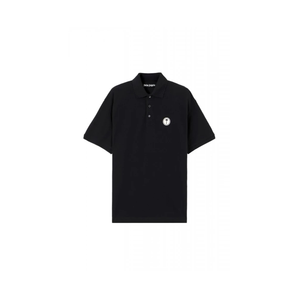 Palm Angels - Polo Shirts - Tops -Herren -Schwarzk -Xl