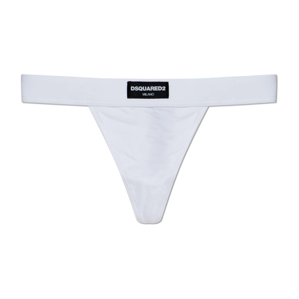 Dsquared2 Damen Weiß - Heritage Thong - Underwear - L