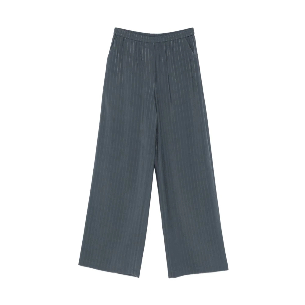 Emporio Armani - Weite Hosen - Trousers - Damen - Grau - M