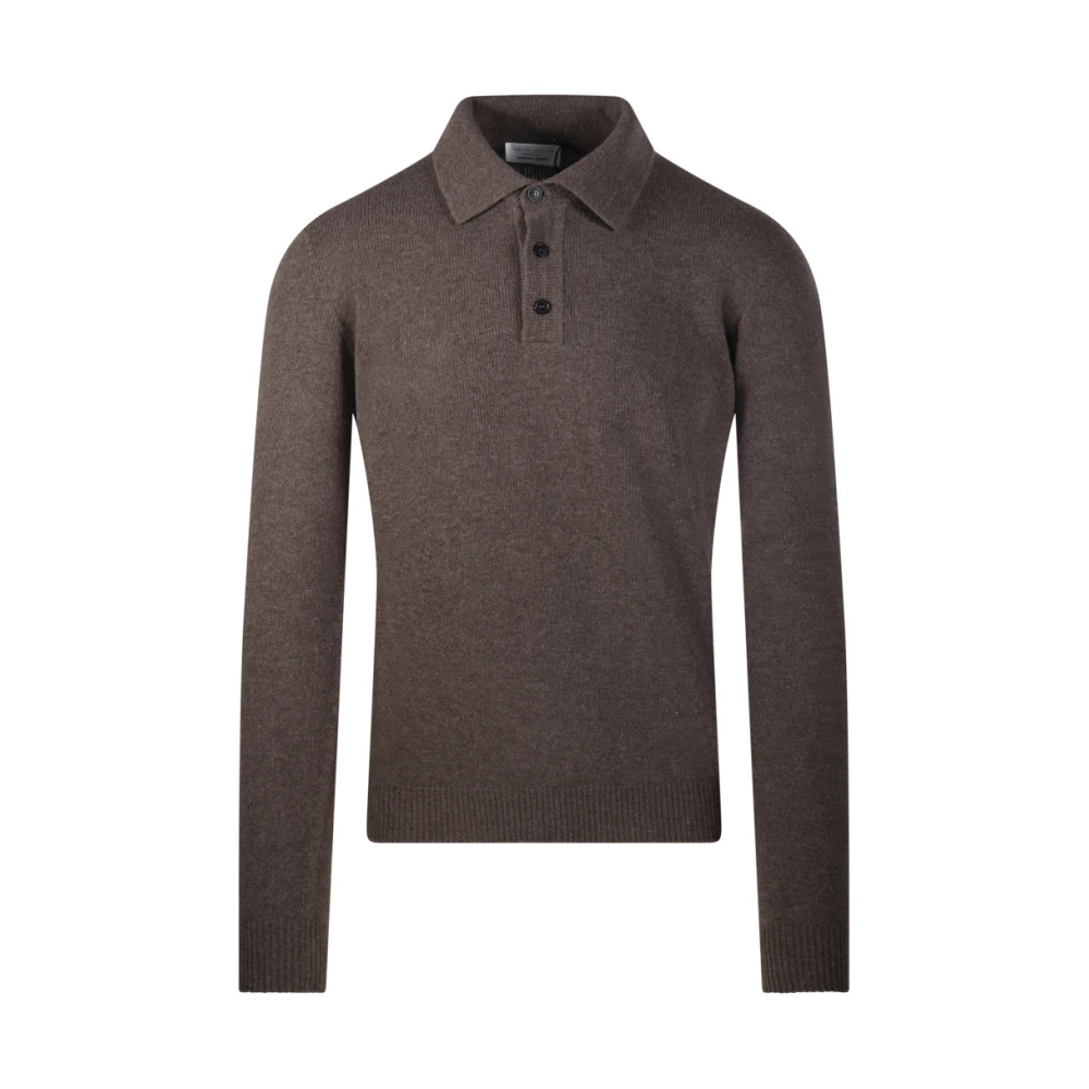 Roberto Collina Herren Braun - Polo-Strick - Knitwear - M