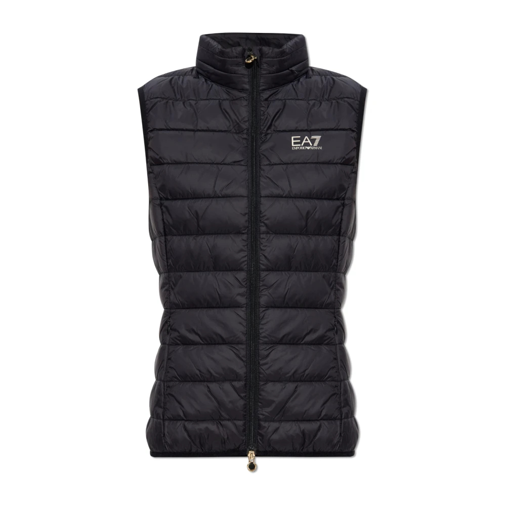 Emporio Armani Ea7 Damen Schwarz - Isolierte Weste - Jackets - K - Xs
