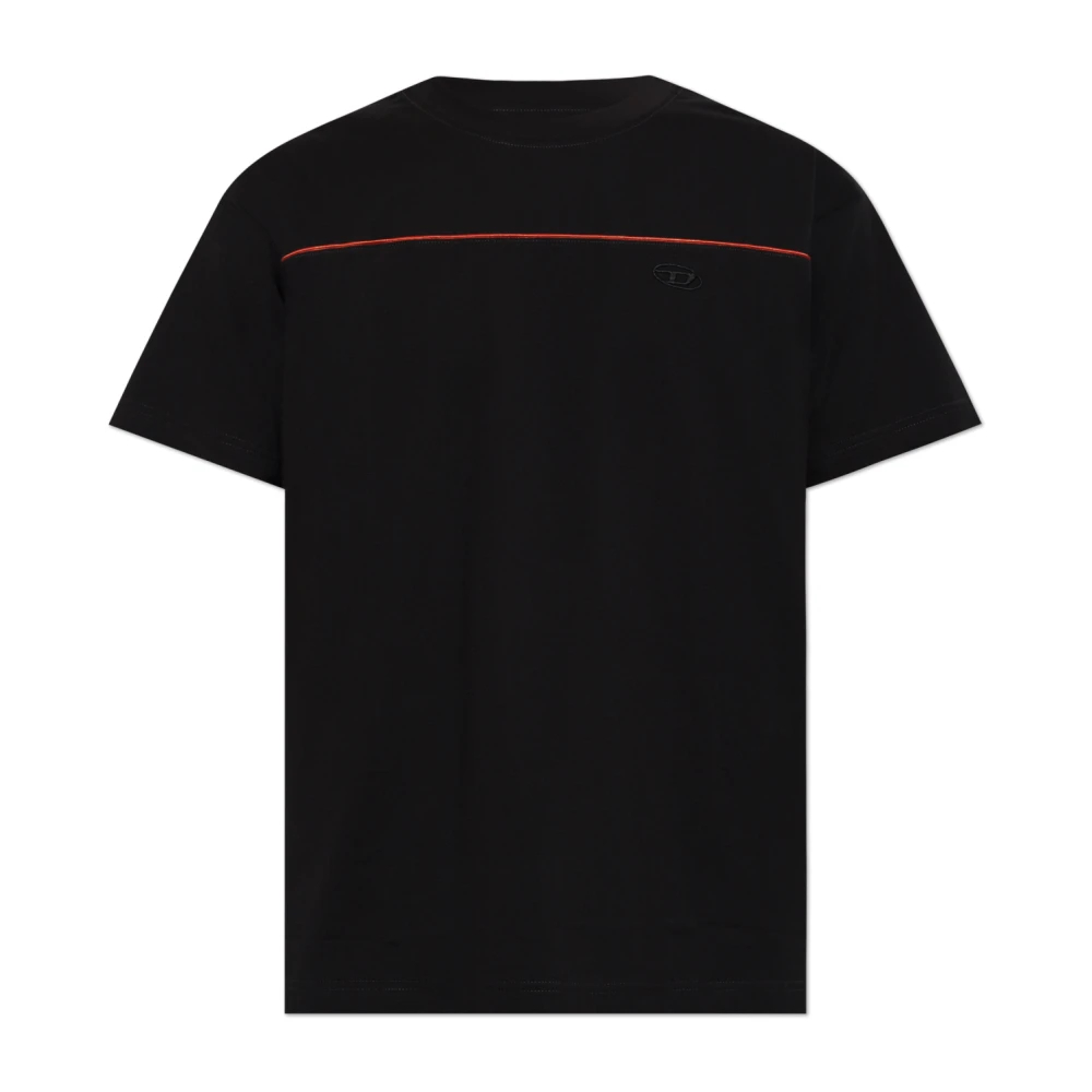 Diesel Herren Schwarz - T-Shirts - Tops - K - 3XL