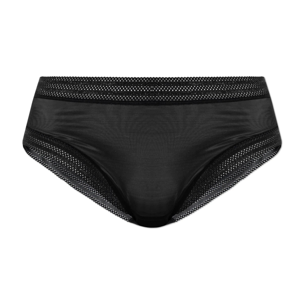 Hanro Damen Schwarz - Transparente Slips - Underwear - K - Xs