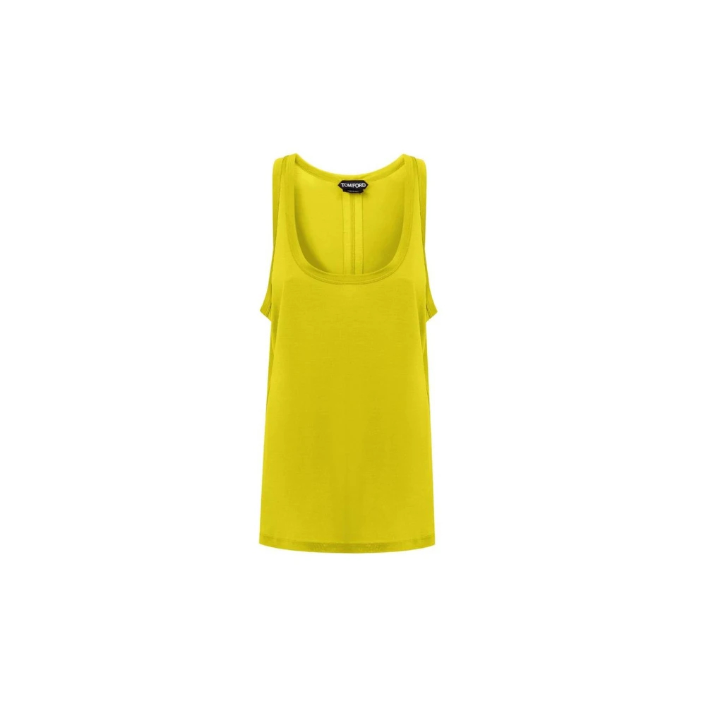 Tom Ford Damen Gelb - Rundhals-Tanktop - Tops - 2XS